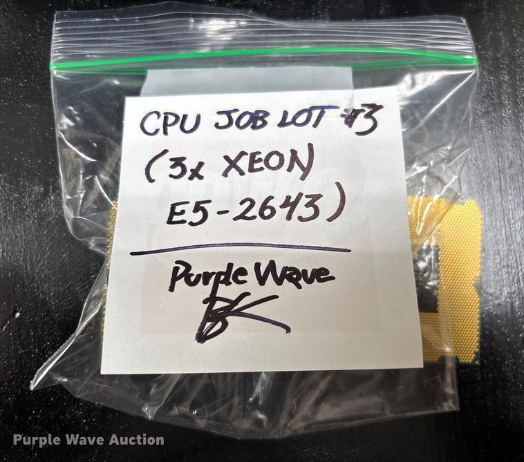 image for item EN5816 (3) Intel Xeon E5-2643 processors