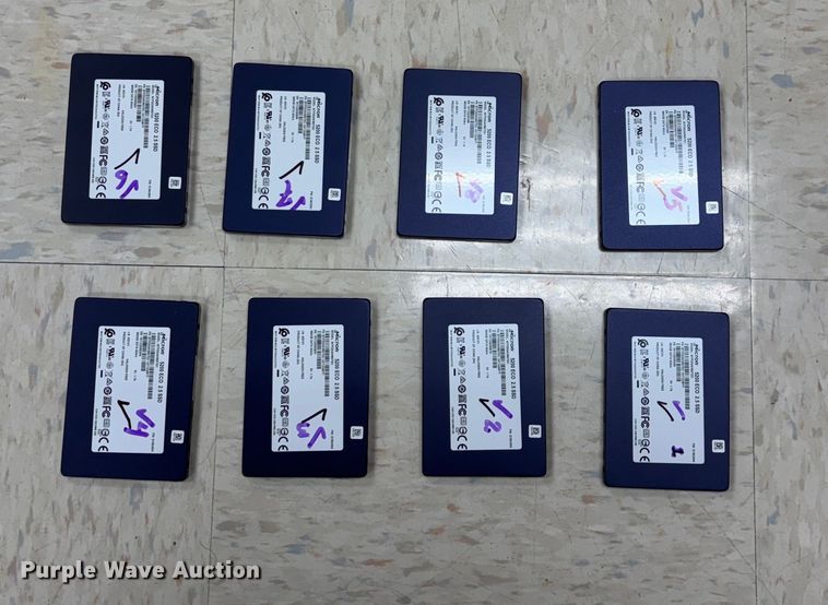 image for item EN5817 (8) Micron 5200 ECO 2.5 SSD hard drives