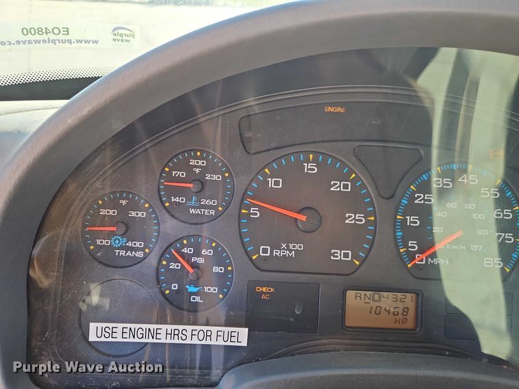 image for item EO4800 2003 International 7400 sewer rodder truck