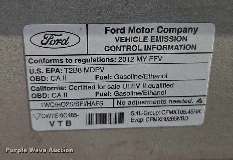 image for item EO4808 2012 Ford E350 Super Duty van with bucket lift