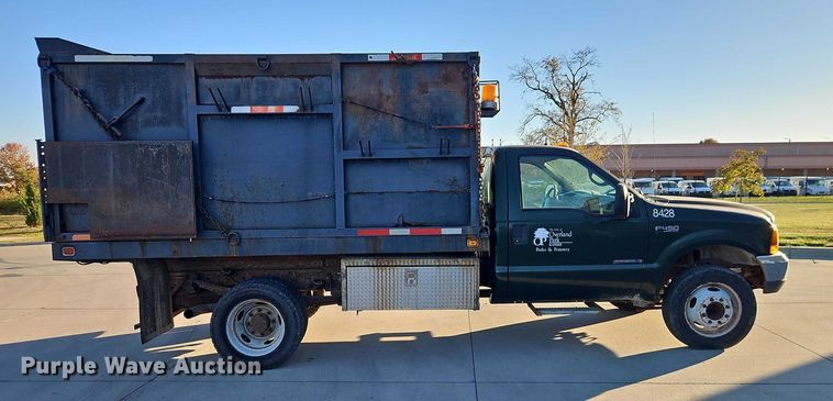 image for item EO4810 2000 Ford F450 Super Duty dump truck