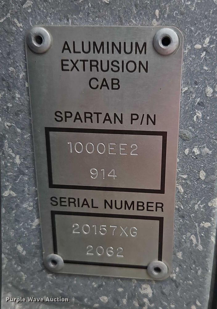 image for item EO4857 2001 Spartan Advantage pumper fire truck