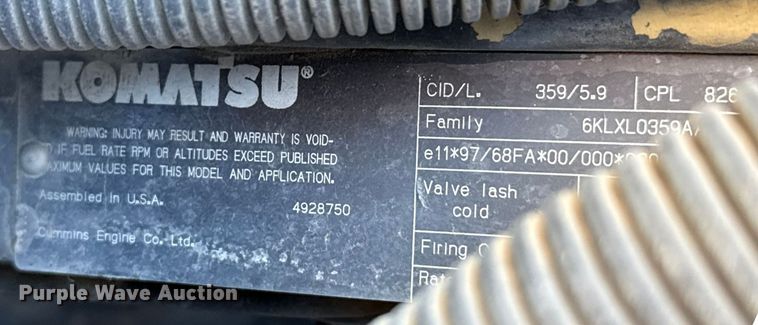 image for item EP2520 2006 Komatsu WA250-5L wheel loader