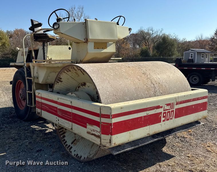 image for item ER0274 REX SP900 single drum vibratory roller