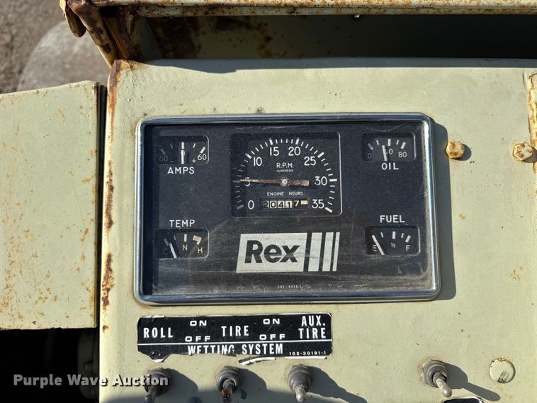 image for item ER0274 REX SP900 single drum vibratory roller