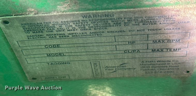 image for item ER0275 Air Burners S-220 air curtain fire box