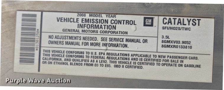 image for item ES2556 2008 Chevrolet Impala 