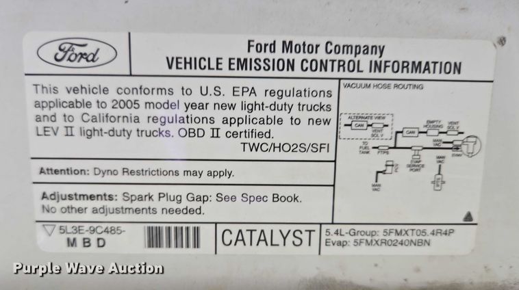 image for item ES2564 2005 Ford F150 pickup truck