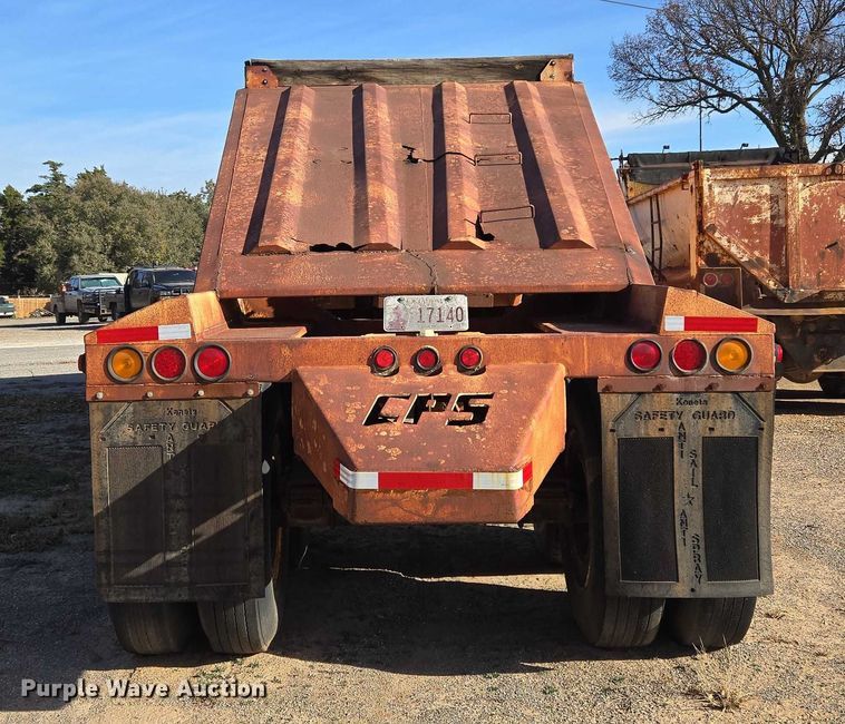 image for item ET5245 1998 CPS TRAILER CO. bottom dump trailer