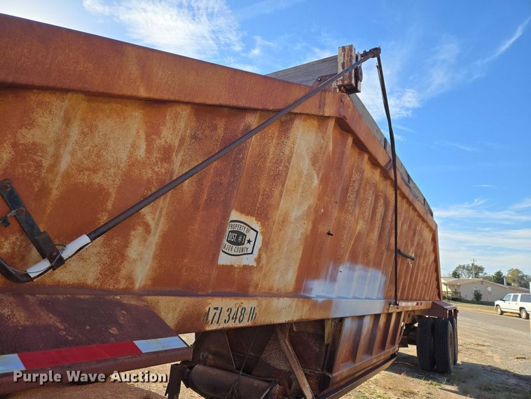 image for item ET5245 1998 CPS TRAILER CO. bottom dump trailer