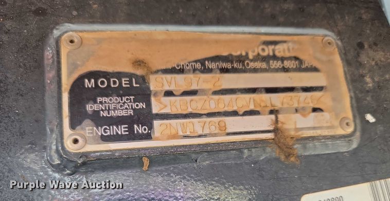 image for item ET5276 2022 Kubota SVL 97-2 tracked skid steer loader