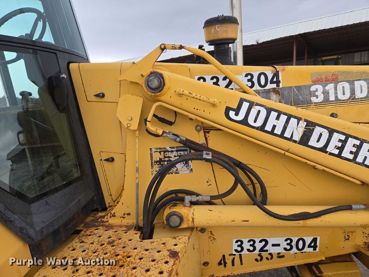 image for item ET5284 1996 John Deere 310D backhoe
