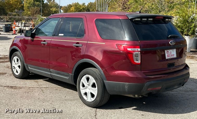 image for item ET6608 2015 Ford Explorer Police Interceptor SUV