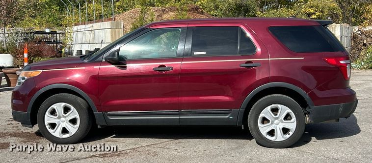 image for item ET6608 2015 Ford Explorer Police Interceptor SUV