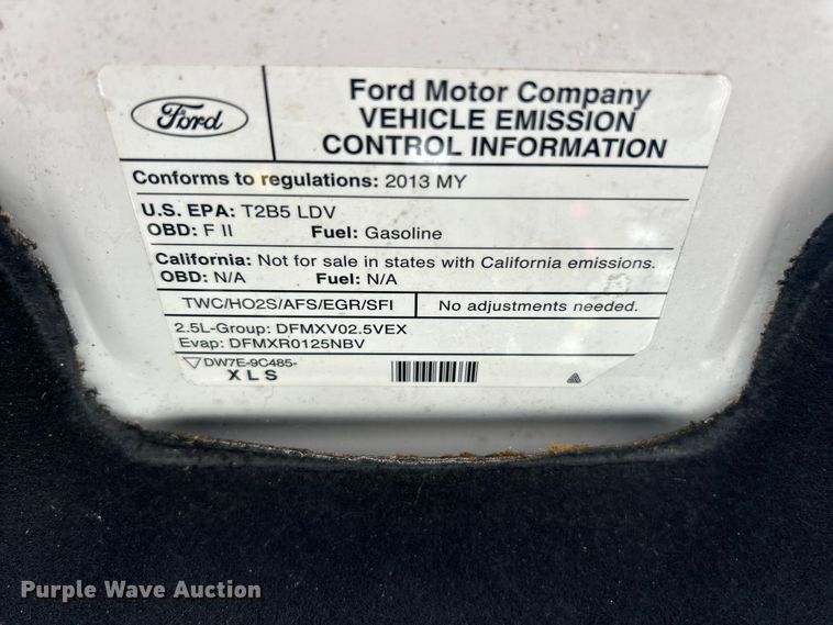 image for item ET6609 2013 Ford Fusion 