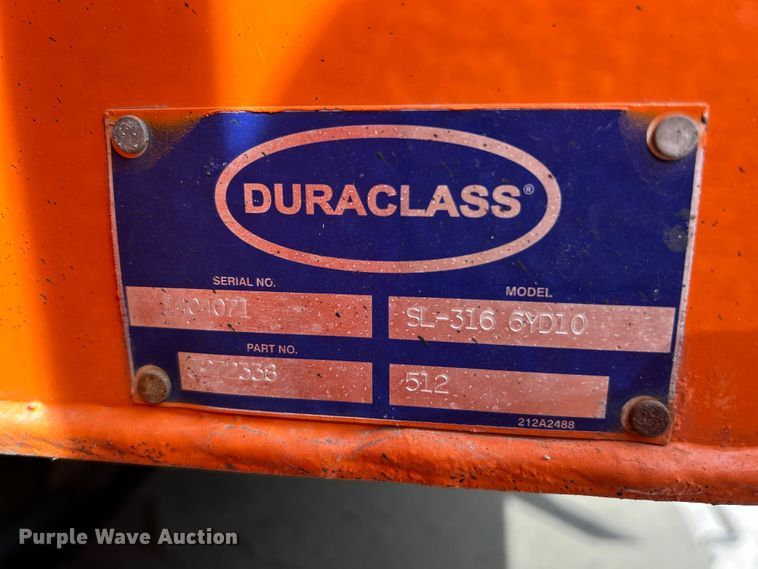 image for item ET6613 2015 Freightliner Business Class M2 dump truck