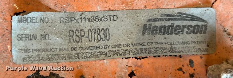 image for item ET6693 Henderson RSPx11x36xSTD snow plow