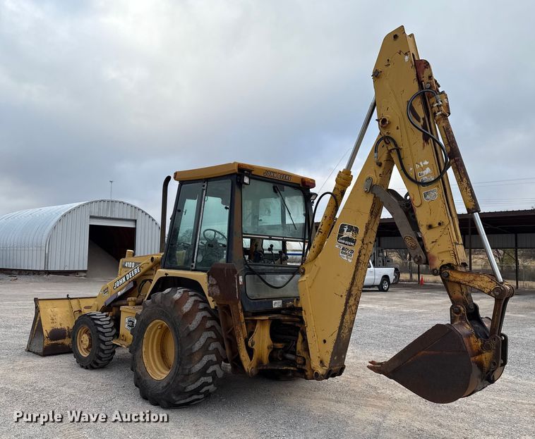 image for item EU5408 1995 John Deere 410D Turbo backhoe