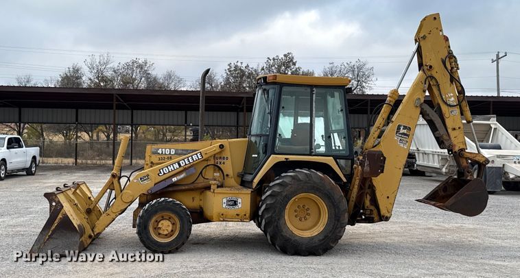 image for item EU5408 1995 John Deere 410D Turbo backhoe