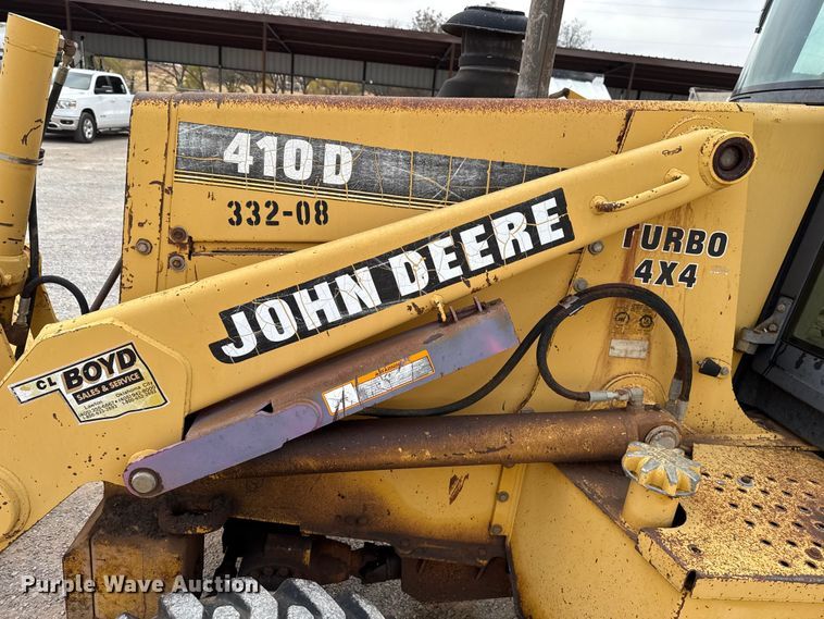 image for item EU5408 1995 John Deere 410D Turbo backhoe