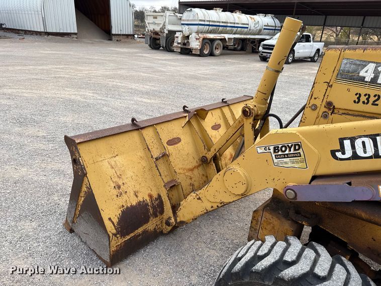 image for item EU5408 1995 John Deere 410D Turbo backhoe