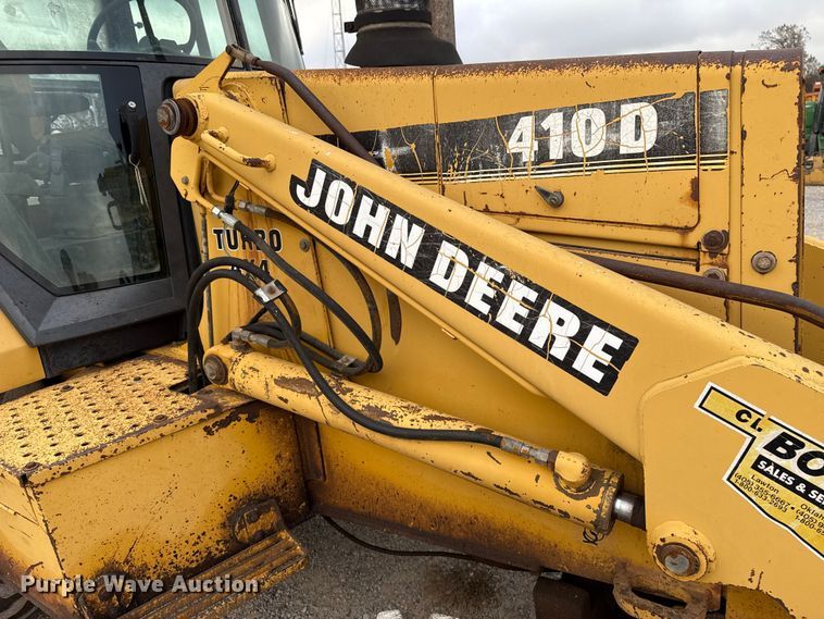 image for item EU5408 1995 John Deere 410D Turbo backhoe