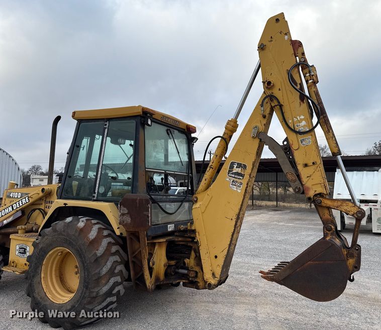image for item EU5408 1995 John Deere 410D Turbo backhoe