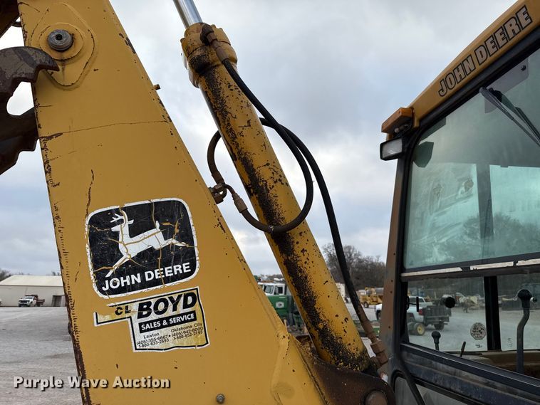 image for item EU5408 1995 John Deere 410D Turbo backhoe