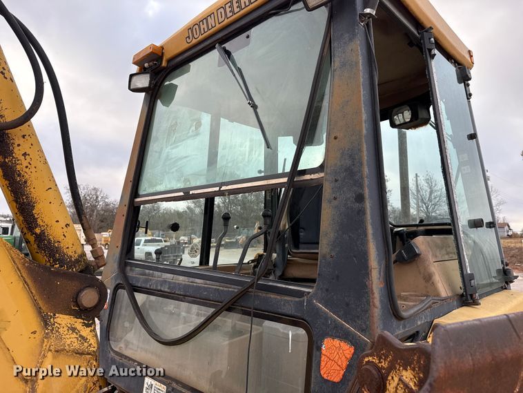 image for item EU5408 1995 John Deere 410D Turbo backhoe