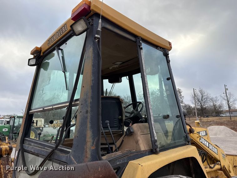 image for item EU5408 1995 John Deere 410D Turbo backhoe