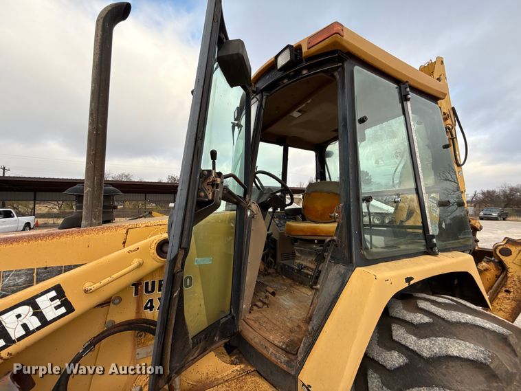 image for item EU5408 1995 John Deere 410D Turbo backhoe