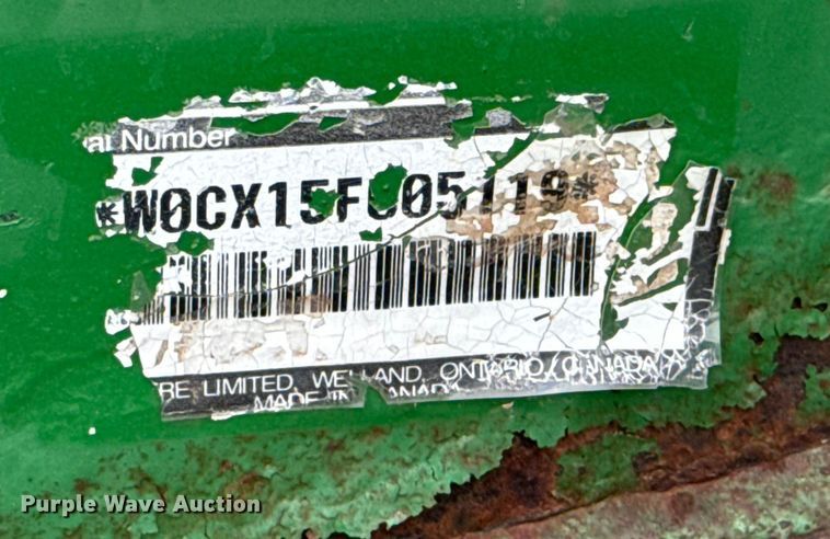 image for item EU5413 John Deere CX15 batwing rotary mower