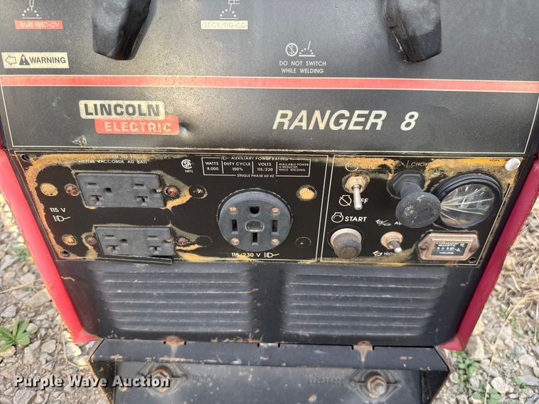 image for item EU5454 Lincoln Electric Ranger 8 welder/generator