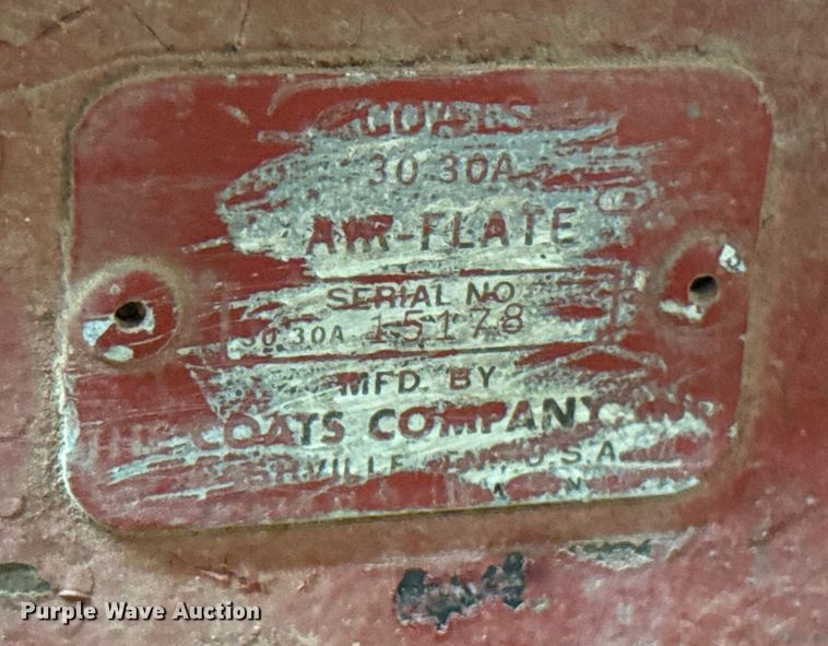 image for item EU5455 Coats 30-30A tire machine