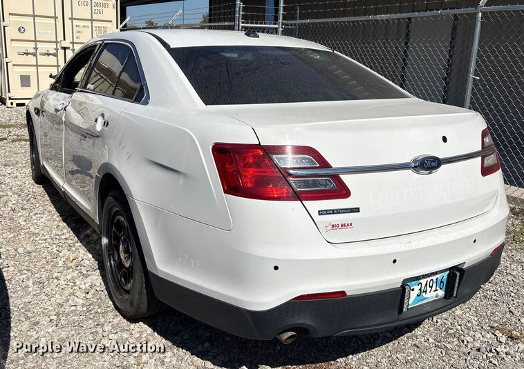 image for item EV2510 2017 Ford Taurus Police Interceptor 