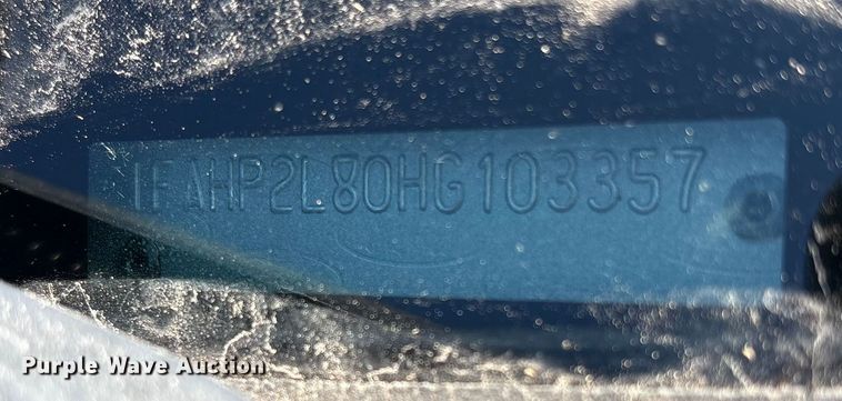 image for item EV2510 2017 Ford Taurus Police Interceptor 