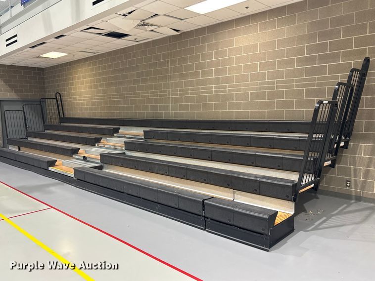image for item EV2553 (2) Hussey collapsible bleachers