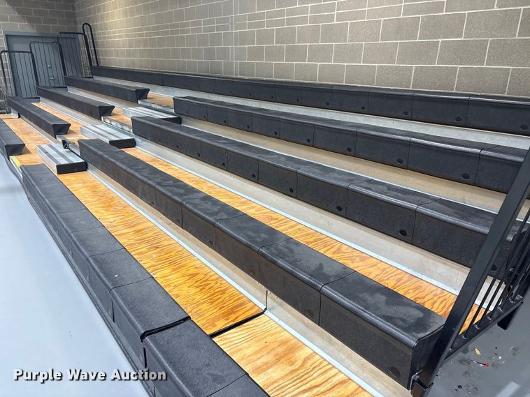 image for item EV2553 (2) Hussey collapsible bleachers