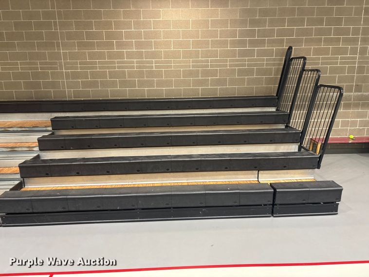 image for item EV2553 (2) Hussey collapsible bleachers
