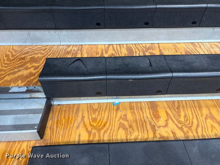 image for item EV2553 (2) Hussey collapsible bleachers