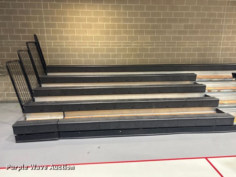 image for item EV2553 (2) Hussey collapsible bleachers