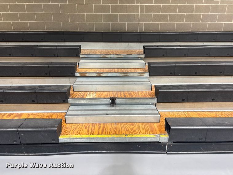image for item EV2553 (2) Hussey collapsible bleachers
