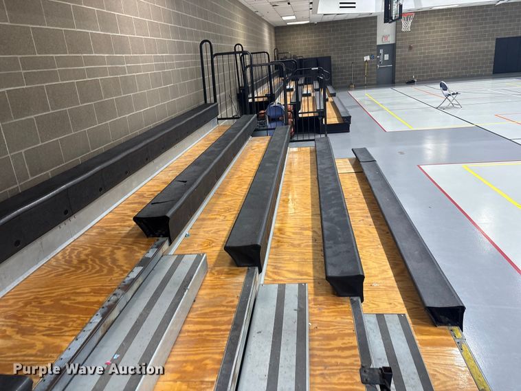 image for item EV2553 (2) Hussey collapsible bleachers