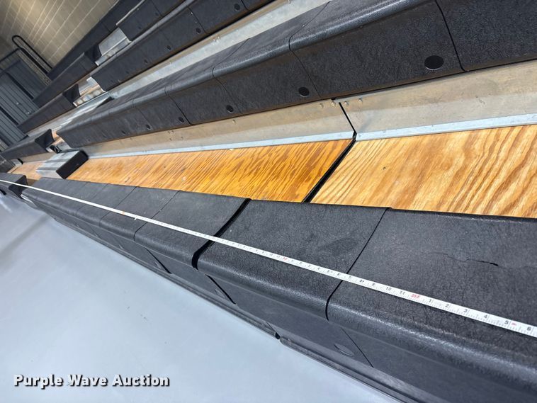 image for item EV2553 (2) Hussey collapsible bleachers