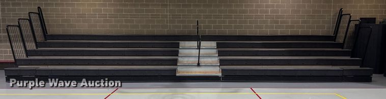 image for item EV2553 (2) Hussey collapsible bleachers