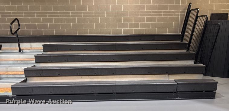 image for item EV2553 (2) Hussey collapsible bleachers