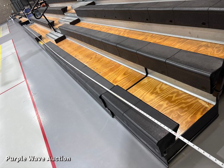 image for item EV2553 (2) Hussey collapsible bleachers