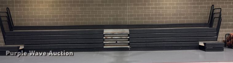 image for item EV2553 (2) Hussey collapsible bleachers