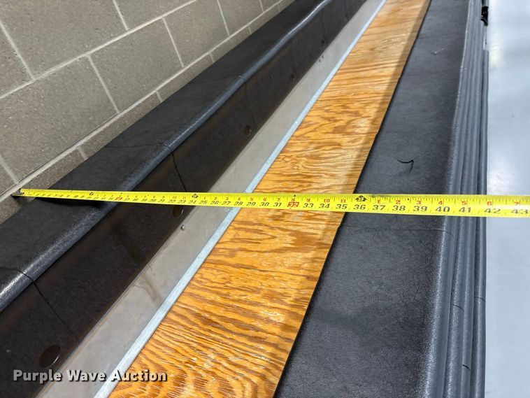 image for item EV2553 (2) Hussey collapsible bleachers