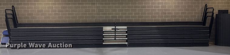 image for item EV2553 (2) Hussey collapsible bleachers